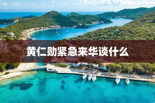黄仁勋紧急来华谈什么