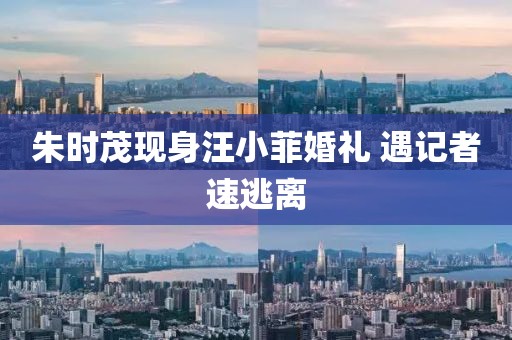 朱时茂现身汪小菲婚礼 遇记者速逃离