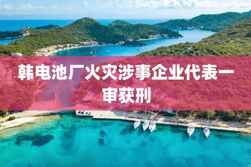 韩电池厂火灾涉事企业代表一审获刑