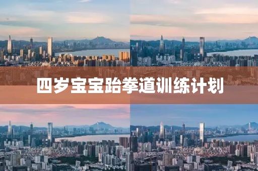 四岁宝宝跆拳道训练计划