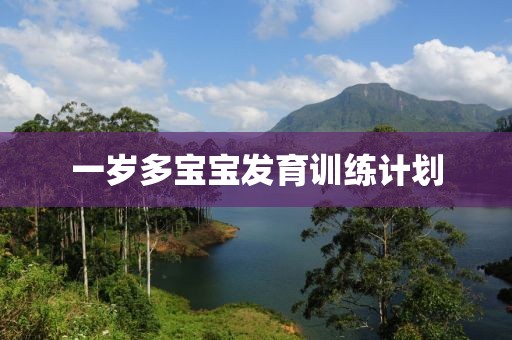 一岁多宝宝发育训练计划