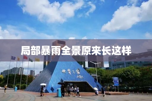 局部暴雨全景原来长这样