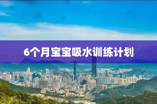 6个月宝宝吸水训练计划