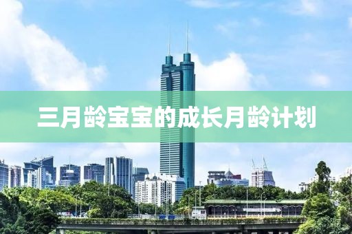 三月龄宝宝的成长月龄计划