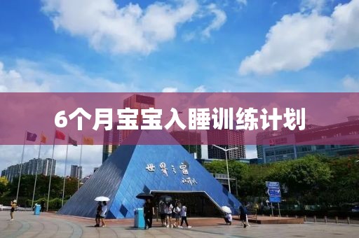 6个月宝宝入睡训练计划