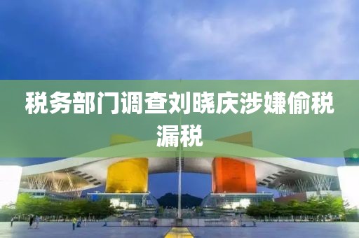 税务部门调查刘晓庆涉嫌偷税漏税