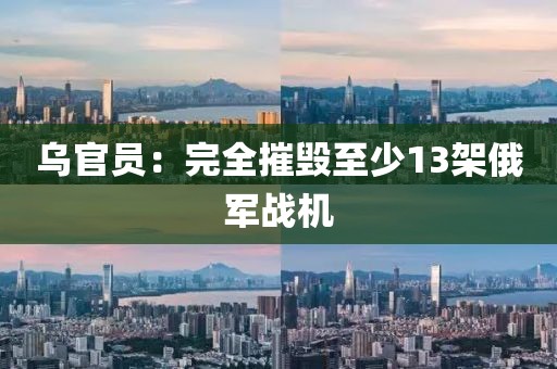 乌官员：完全摧毁至少13架俄军战机
