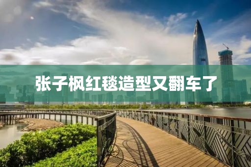 张子枫红毯造型又翻车了