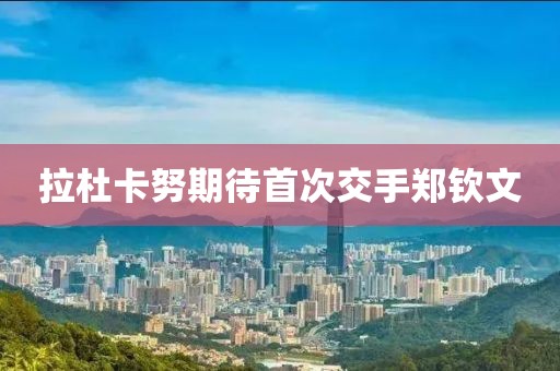 拉杜卡努期待首次交手郑钦文