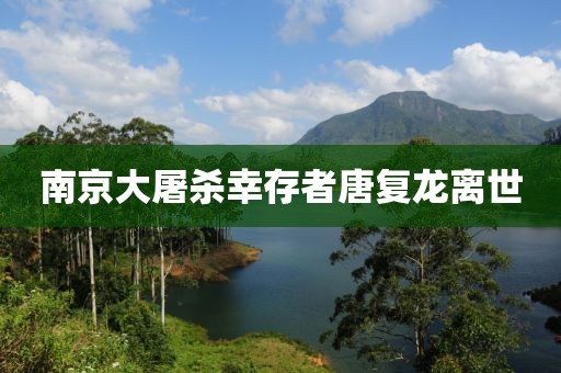 南京大屠杀幸存者唐复龙离世