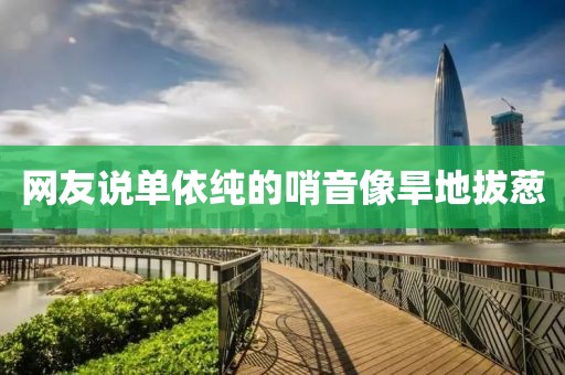 网友说单依纯的哨音像旱地拔葱