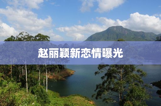 赵丽颖新恋情曝光