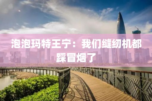 泡泡玛特王宁：我们缝纫机都踩冒烟了