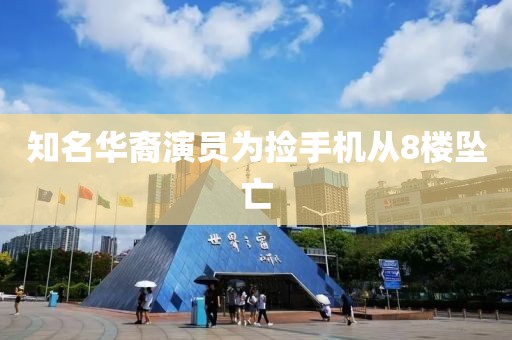 知名华裔演员为捡手机从8楼坠亡