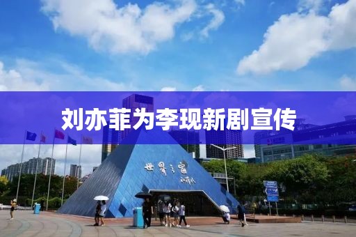 刘亦菲为李现新剧宣传