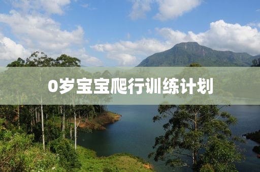 0岁宝宝爬行训练计划